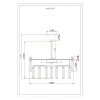 Потолочная люстра Moderli Crystal V10737-6P Потолочная люстра Moderli Crystal V10737-6P