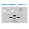 Потолочная светодиодная люстра Ambrella light Comfort LineTech FL4821