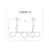 Подвесной светодиодный светильник Moderli True V10689-PL