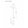 Подвесной светодиодный светильник Moderli Drop V10862-PL