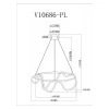 Подвесной светодиодный светильник Moderli True V10686-PL