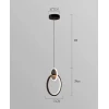Подвесной светодиодный светильник Lanbos LED.33014-1BK