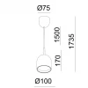 Подвесной светильник Italline DE-314 white