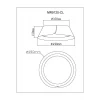 Потолочный светодиодный светильник MyFar Ceiling Cordelia MR9120-CL Потолочный светодиодный светильник MyFar Ceiling Cordelia MR9120-CL