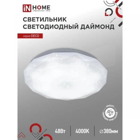 Потолочный светильник IN HOME 4690612038674