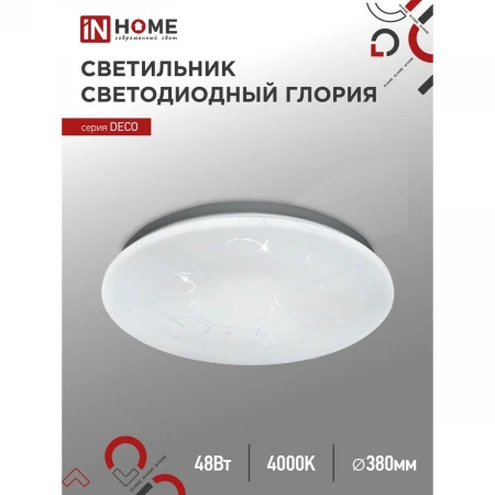 Потолочный светильник IN HOME 4690612038636
