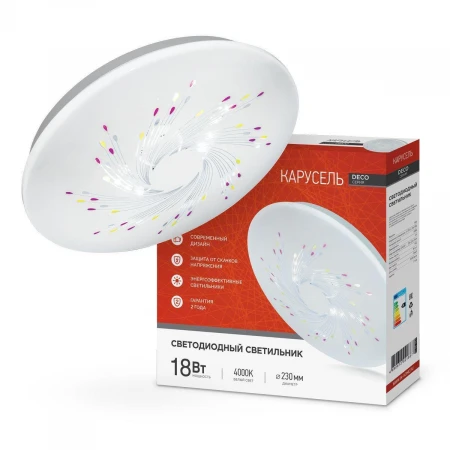 Потолочный светильник IN HOME 4690612021867