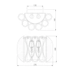 Настенный светильник Bogates Callas 365/2