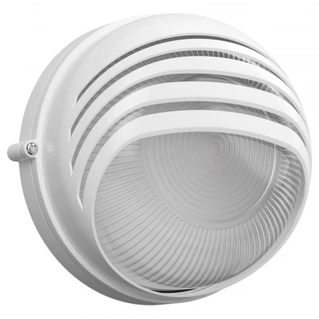 Светильник НПП1307 круг ресничка 60Вт IP54 белый IEK LNPP0-1307-1-060-K01