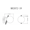 Бра MyFar Francis MR2072-1W Бра MyFar Francis MR2072-1W