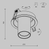 Встраиваемый спот Maytoni Technical Focus S C094-GU10-MG