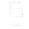 Настольная лампа TK Lighting 5893 Calisto White