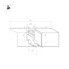 Коннектор L-образный внутренний встраиваемый Arlight Mag-Microcosm-Con-FDW-L90-Int 044525