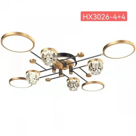 Люстра потолочная Alfa Light F3824-13 GD LED 2 COLOUR