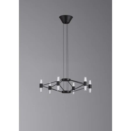 Люстра подвесная Alfa Light F3024-63 BLACK