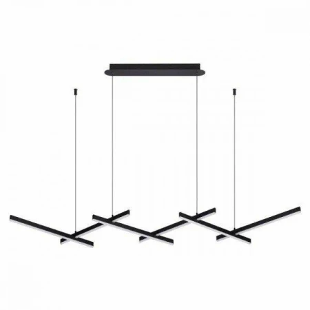 Люстра подвесная Alfa Light F3924-46 black 50W 120*33*H 120