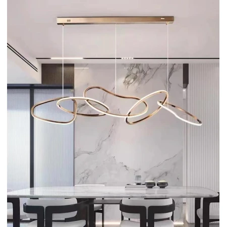 Люстра подвесная Alfa Light F0424-03 1200mm gold