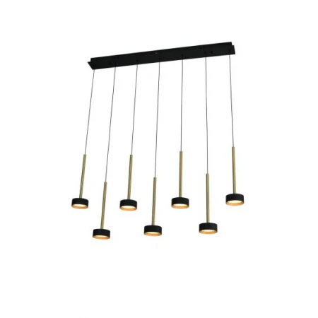 Люстра подвесная Alfa Light F3924-85 black 55W 100*10*H 150