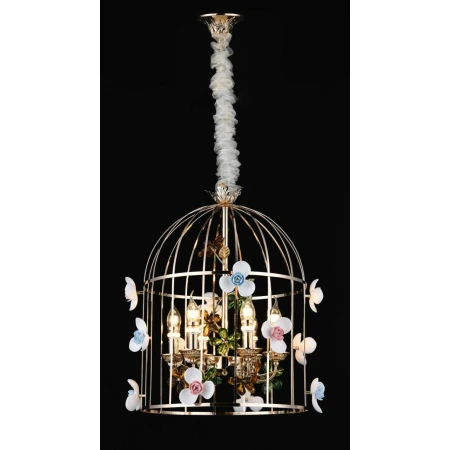 Люстра подвесная Alfa Light F2924-13 500*H550 E14*6 GD