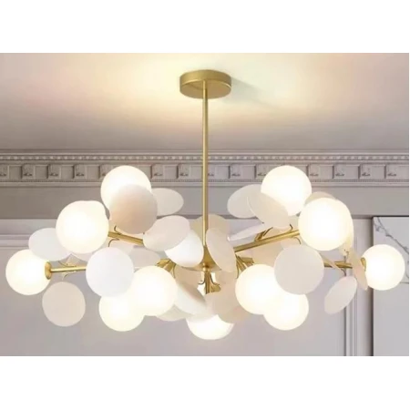 Люстра подвесная Alfa Light F2024-22 E27 Медный цвет