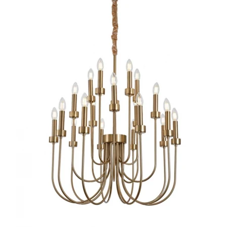 Люстра подвесная Alfa Light F1124-16 D800*H950 COPPER