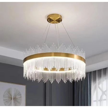 Люстра подвесная Alfa Light F2024-54 LED Титан