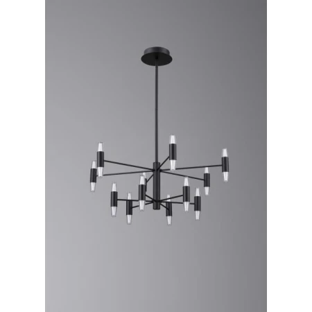 Люстра подвесная Alfa Light F3024-52 BLACK