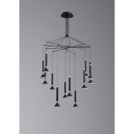 Люстра подвесная Alfa Light F3024-45 BLACK