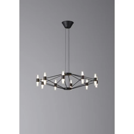 Люстра подвесная Alfa Light F3024-62 BLACK