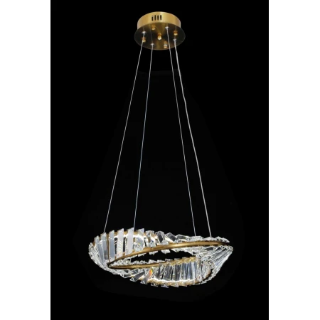 Люстра подвесная Alfa Light F4024-67 φ400 GD LED 52+52W
