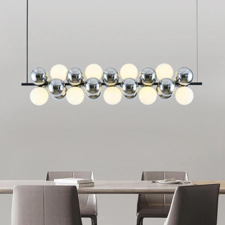 Люстра подвесная Alfa Light F1824-06 980*220*1500mm G9*9