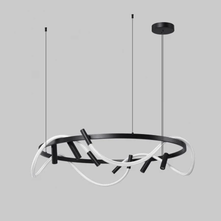 Люстра подвесная Alfa Light F3024-24 BLACK