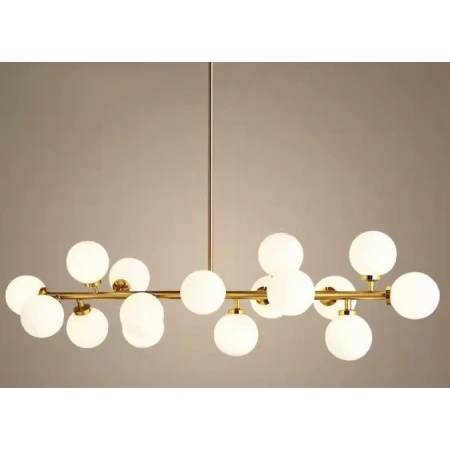 Люстра подвесная Alfa Light F2024-30 G9*16 Медный цвет