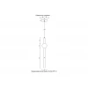 Подвесной светильник Crystal Lux ELISA SP1.2 Подвесной светильник Crystal Lux ELISA SP1.2