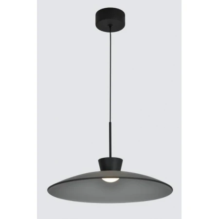 Подвесной светодиодный светильник Alfa Light F3924-80 black+Grey glass F3924-80