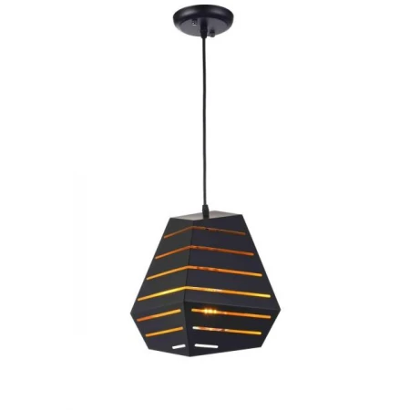 Светильник подвесной Alfa Light F3524-40 Black+Gold E27*1