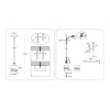 Светильник подвесной со стеклянным плафоном Ambrella light Traditional TR3409 Светильник подвесной со стеклянным плафоном Ambrella light Traditional TR3409