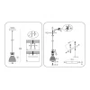 Светильник подвесной со стеклянным плафоном Ambrella light Traditional TR3403 Светильник подвесной со стеклянным плафоном Ambrella light Traditional TR3403