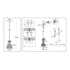 Светильник подвесной со стеклянным плафоном Ambrella light Traditional TR3406 Светильник подвесной со стеклянным плафоном Ambrella light Traditional TR3406