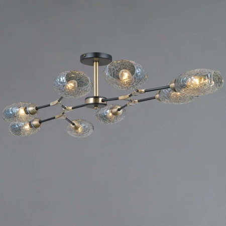 Светильник потолочный Illumico IL0272-8CSQ-25 BK AB TRENTO