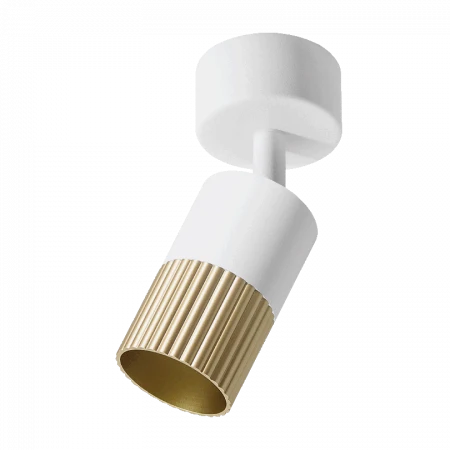 Светильник WOLTA WSL-GU10/S18WG под лампу GU10 Белый / золотой DUO