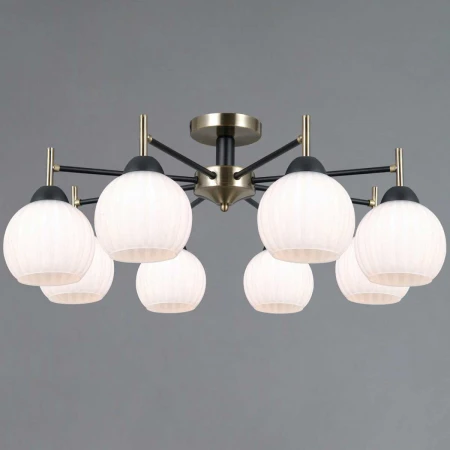 Светильник потолочный Illumico IL0579-8CSQ-25 BK AB TRENTO