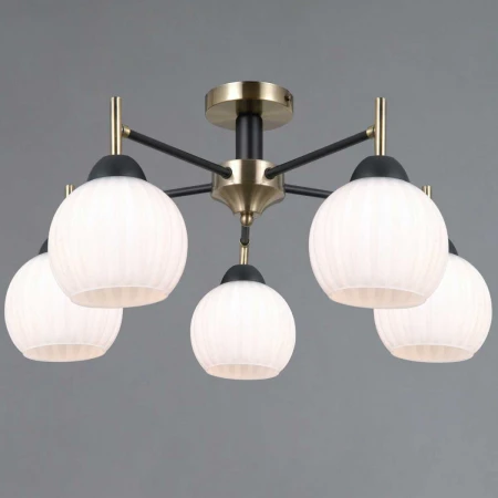 Светильник потолочный Illumico IL0579-5CSQ-25 BK AB TRENTO