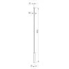 Настенный светодиодный светильник Elektrostandard Alto LED латунь 3000K 40134/LED a069823