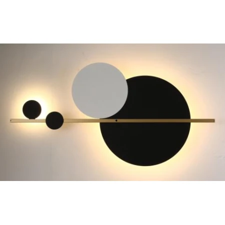 Бра Alfa Light F4324-22 L290*H600 black+white