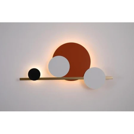 Бра Alfa Light F4324-23 L300*H600 orange+black+white