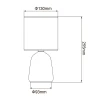 Настольная лампа Uniel UML-B305 E14 Black UL-00012420 Настольная лампа Uniel UML-B305 E14 Black UL-00012420