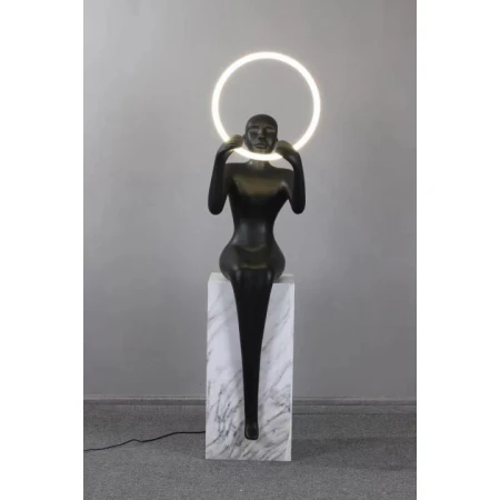 Торшер Alfa Light F2724-02 330*330*1550 BLACK