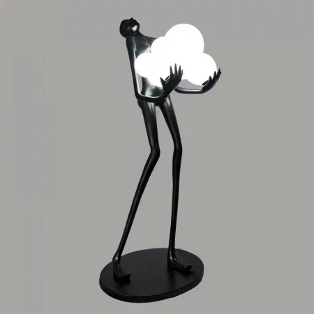 Торшер Alfa Light F2724-04 580*600*H1600 BLACK