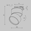 Трековый светильник Maytoni Technical TR007-1-12W3K-W-1 Трековый светильник Maytoni Technical TR007-1-12W3K-W-1